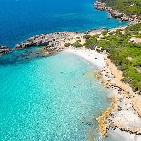 Rustico Porto Pino 30 Mt Dalla Spiaggia Exterior foto
